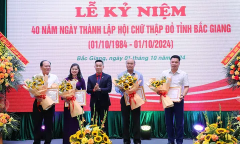 Hội Chữ thập đỏ tỉnh Bắc Giang kỷ niệm 40 năm thành lập