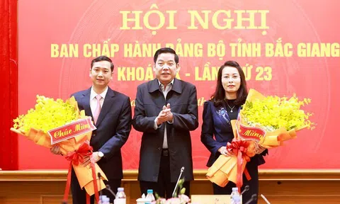 Bắc Giang có 2 Phó Bí thư Tỉnh ủy mới