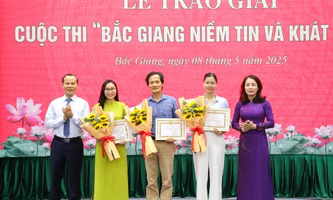 Tổng kết và trao giải cuộc thi "Bắc Giang niềm tin và khát vọng"