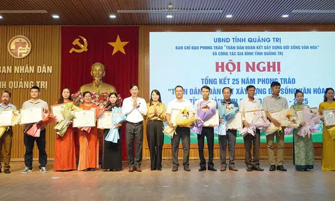 Quảng Trị tổng kết 25 năm phong trào “Toàn dân đoàn kết xây dựng đời sống văn hóa”