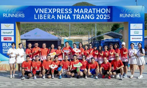 Vietlott lan tỏa tinh thần “Vui là kết nối” tại VnExpress Marathon Libera Nha Trang 2025
