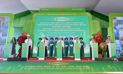 HUD khởi công đồng loạt các dự án nhà ở xã hội tại Hà Nội và TP. Hồ Chí Minh