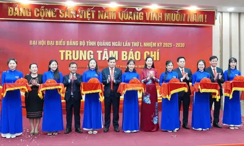 Trung tâm Báo chí – Nhịp cầu thông tin của Đại hội Đảng bộ Quảng Ngãi