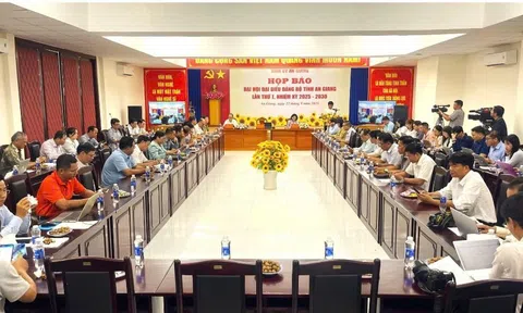 An Giang: Họp báo thông tin Đại hội đại biểu Đảng bộ tỉnh lần thứ I, nhiệm kỳ 2025 - 2030