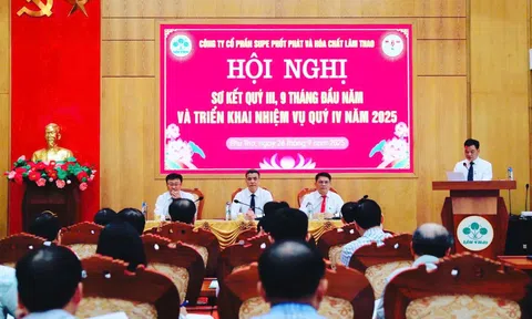 Supe Lâm Thao tổ chức Hội nghị sơ kết quý III và triển khai nhiệm vụ quý IV năm 2025