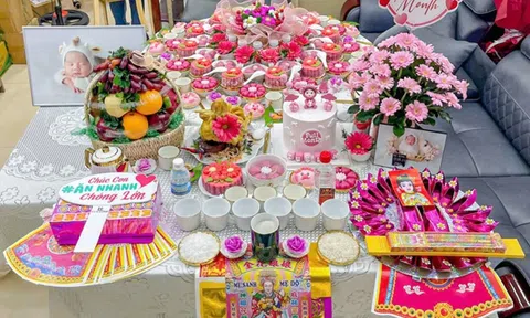 Trọn vẹn lễ cúng đầy tháng, cúng thôi nôi & cúng căn cho bé yêu cùng Đồ Cúng Tâm Linh