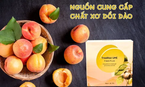 Quả mơ Traditaz Ume Fiber Plum - Chất xơ hỗ trợ táo bón từ tự nhiên