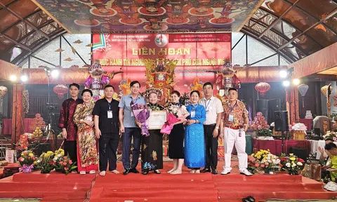 Âm vang mùa thu Côn Sơn - Kiếp Bạc: Khai mạc Giao lưu thực hành Tín ngưỡng thờ Mẫu Đền Thánh Hóa năm 2025