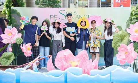 Không gian check-in độc đáo tại trường Báo dành cho tân sinh viên