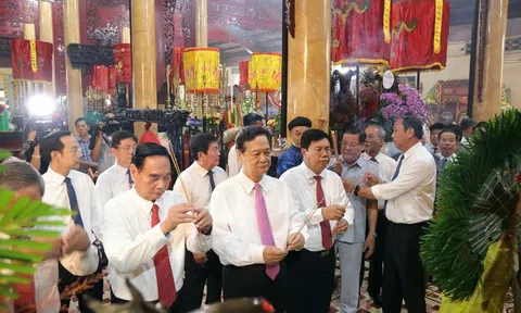 Tỉnh An Giang dâng hương tưởng niệm 157 năm Anh hùng dân tộc Nguyễn Trung Trực hy sinh