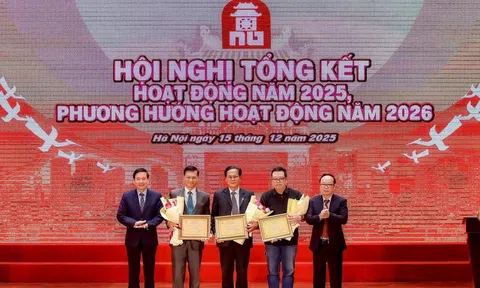Hội Nhà văn Hà Nội tổng kết, trao giải thưởng cho 3 tác phẩm tiêu biểu 2025