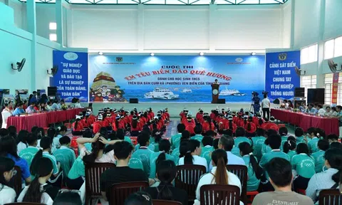 An Giang: “Em yêu biển, đảo quê hương” - hun đúc tình yêu quê hương đất nước