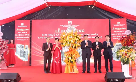 Phú Thọ: Khởi công dự án khu nhà ở xã hội hơn 866 tỷ đồng cho công nhân