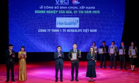 Herbalife Việt Nam được vinh danh là “Doanh nghiệp văn hóa, uy tín năm 2025"