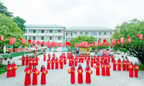 Phú Thọ: Trường Tiểu học Tân Dân hướng về Đại hội Đảng XIV