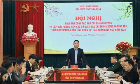 Tuyên Quang: Đánh giá cao báo chí đồng hành cùng địa phương đổi mới và phát triển