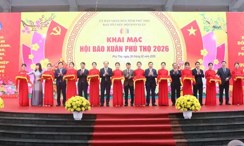 Hội báo Xuân Phú Thọ 2026 - Tôn vinh lao động của những người làm báo đồng hành với phát triển kinh tế xã hội của địa phương