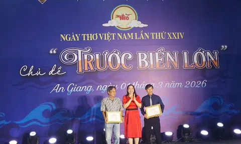 An Giang: Trao giải Cuộc thi sáng tác thơ và ca khúc phổ thơ