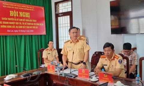 Gia Lai: Đẩy mạnh tuyên truyền, kiên quyết xử lý xe tải thi công sân bay Phù Cát vi phạm giao thông