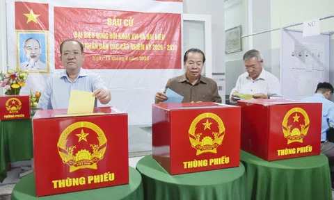 An Giang: Cử tri tham gia bầu cử đạt trên 99,5%