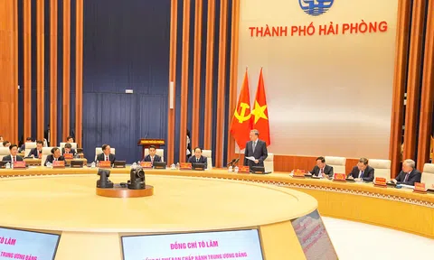 Tổng Bí thư Tô Lâm: Hải Phòng tiếp tục khẳng định vai trò trung tâm công nghiệp và cảng biển của cả nước