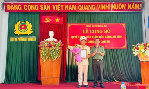 Gia Lai: Phường Quy Nhơn Nam có tân Trưởng Công an phường