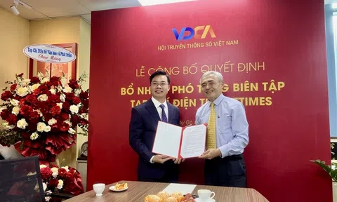 Ông Nguyễn Bá Chiêm được bổ nhiệm làm Phó Tổng Biên tập Tạp chí điện tử VietTimes