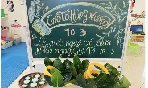 Phú Thọ: Trường Mầm non Duy Phiên giáo dục truyền thống qua hoạt động trải nghiệm dịp Giỗ Tổ Hùng Vương