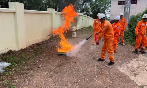 Phú Thọ: Điện lực Lập Thạch diễn tập phòng thủ dân sự, phòng chống thiên tai và tìm kiếm cứu nạn năm 2026