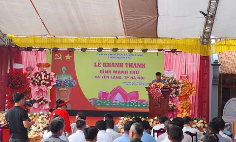 Hà Nội: Khánh thành đình Mạnh Trữ - hồi sinh không gian văn hóa, tín ngưỡng gắn bó với cư dân địa phương