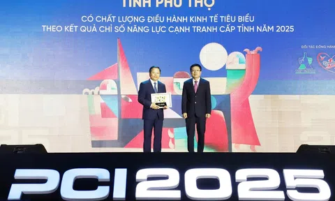VCCI công bố Chỉ số năng lực cạnh tranh cấp tỉnh năm 2025: Phú Thọ thuộc TOP 5