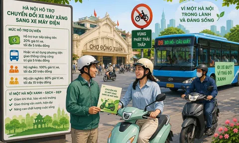 Chuyển đổi xe máy điện ở Hà Nội: Chính sách xanh cần đi cùng sự thấu hiểu