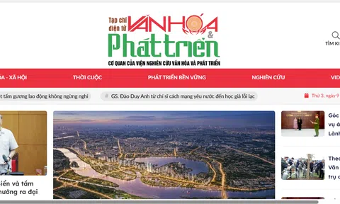 Tạp chí Điện tử Văn hóa và Phát triển chính thức được cấp mã số định danh chuẩn quốc tế ISSN
