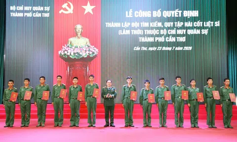Cần Thơ: Thành lập Đội tìm kiếm, quy tập hài cốt liệt sĩ (lâm thời)