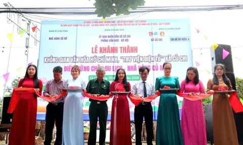 TP.HCM: Xã Củ Chi khánh thành Không gian Văn hóa Hồ Chí Minh và Thư viện điện tử