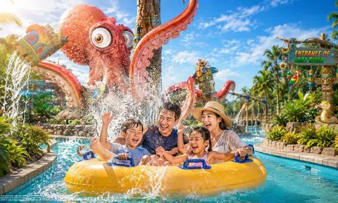 Một ngày sống trọn vẹn của cả gia đình tại thiên đường nghỉ dưỡng, giải trí Vịnh Tiên