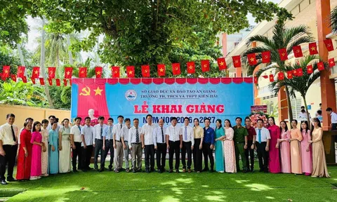 An Giang: Trường Tiểu học, THCS và THPT Kiên Hải giáo dục văn hóa ứng xử, tình yêu biển đảo
