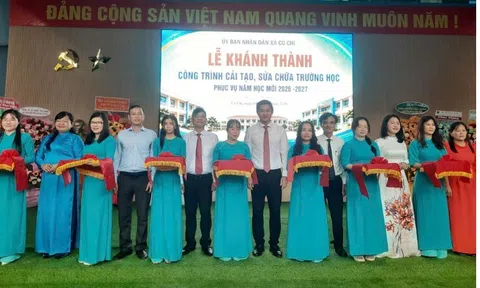 TP.HCM: Xã Củ Chi khánh thành 3 công trình trường học kịp cho năm học mới