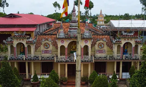 Vĩnh Long: Chùa Tiên Châu gắn với giai thoại dân gian miền cù lao An Bình