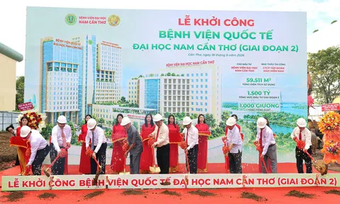 Cần Thơ: Khởi công dự án bệnh viện có vốn đầu tư 1.500 tỷ đồng