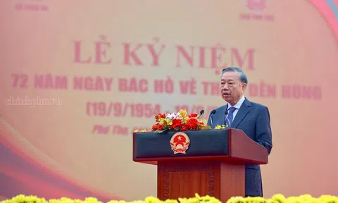Toàn văn phát biểu của Tổng Bí thư, Chủ tịch nước Tô Lâm tại Lễ kỷ niệm 72 năm Ngày Bác Hồ về thăm Đền Hùng