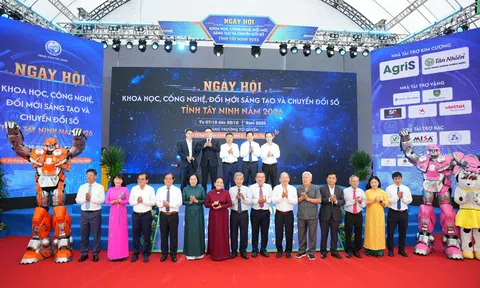 Tây Ninh: Ngày hội Khoa học, công nghệ, đổi mới sáng tạo và chuyển đổi số quy tụ 200 gian hàng