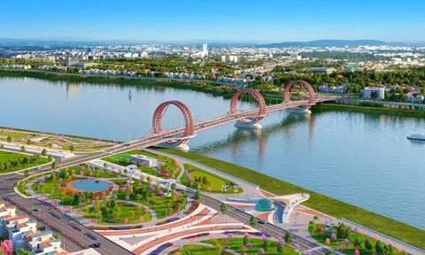 Quảng Ngãi khởi công cầu Trà Khúc 1 theo kết cấu dây võng, nổi bật hình tượng "bờ xe nước" với kiến trúc hiện đại