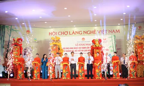Khai mạc hội chợ Làng nghề Việt Nam lần thứ 22: Tôn vinh nét đẹp văn hóa, quảng bá sản phẩm truyền thống