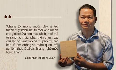 “Đưa nghề ra phố”: Hơi thở làng mộc giữa chốn Văn Miếu