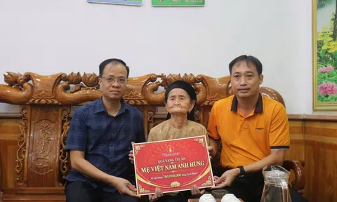 Tuyên Quang: Tập đoàn Vingroup trao sổ tiết kiệm trị tri ân Mẹ Việt Nam Anh hùng tại xã Sơn Dương