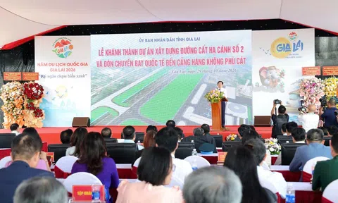 Gia Lai: Khánh thành đường cất hạ cánh số 2 Cảng hàng không Phù Cát, tổng vốn đầu tư hơn 3.200 tỷ đồng