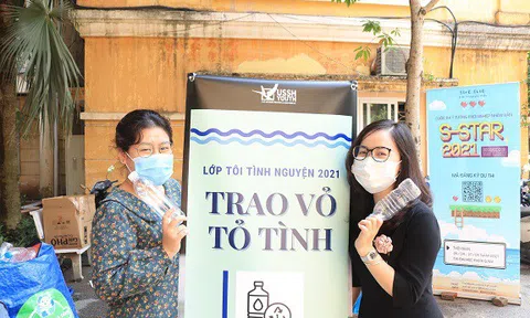 Sinh viên Trường Nhân văn cùng nhau “Trao vỏ - tỏ tình”