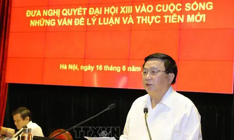Đưa nghị quyết Đại hội XIII của Đảng vào cuộc sống - Những vấn đề lý luận và thực tiễn mới