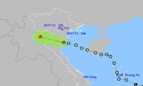 Bắc Bộ và Bắc Trung Bộ tiếp tục có mưa to, Tây Nguyên - Nam Bộ chiều tối mưa dông rải rác